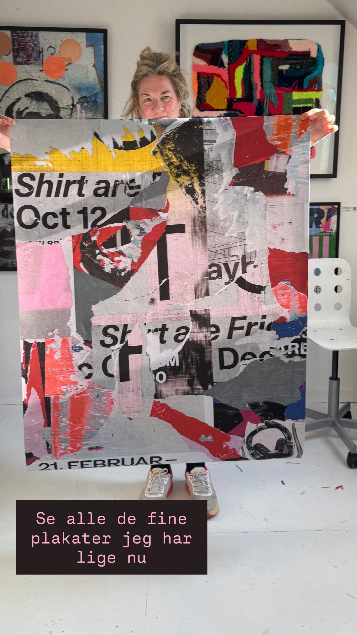 “FRAGMENTER AF KØBENHAVN” 90x120 cm