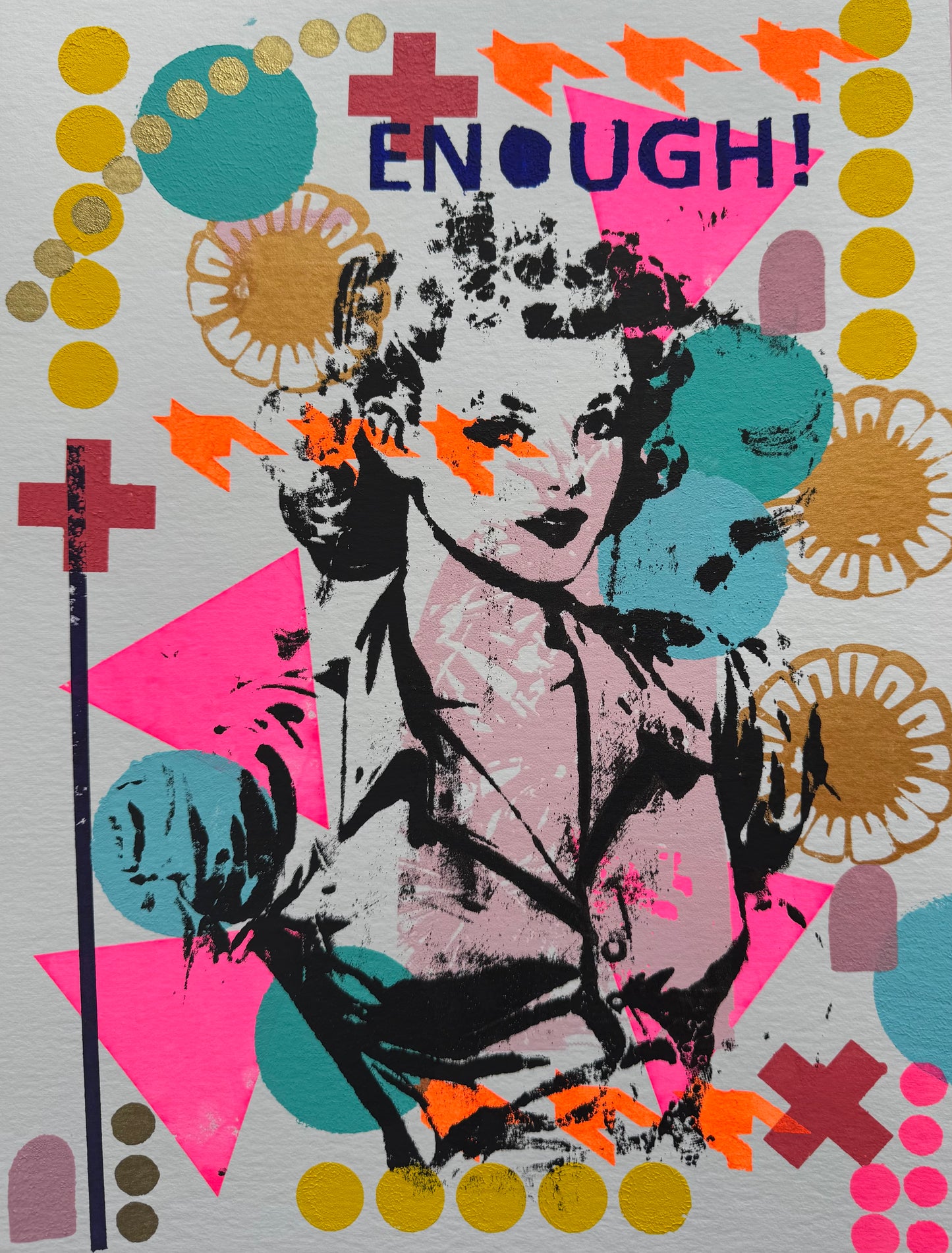 “ENOUGH” unika print