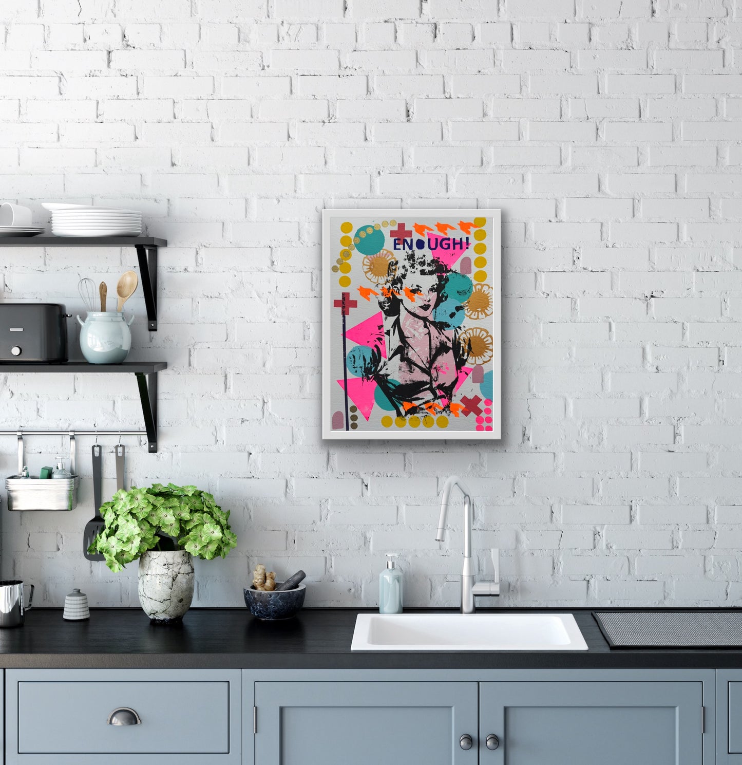 “ENOUGH” unika print