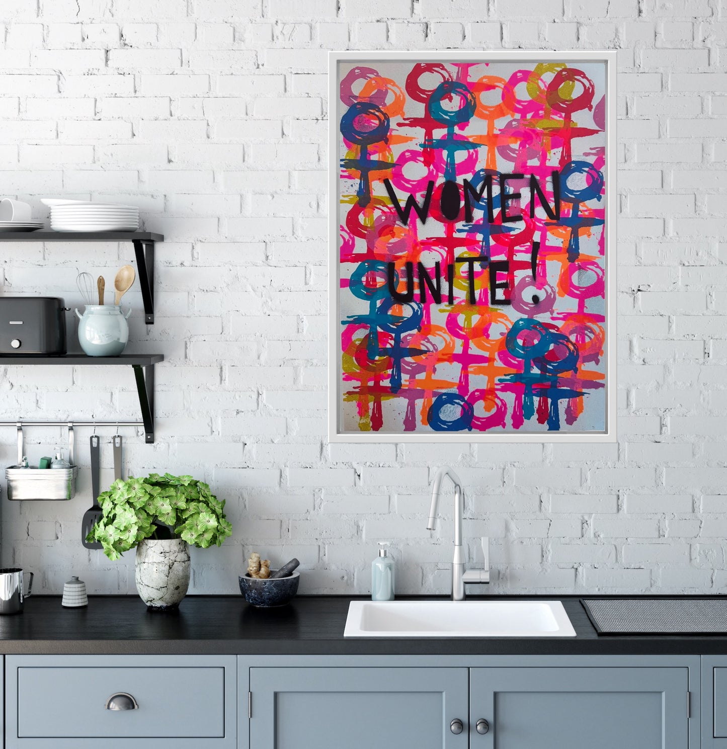 “WOMEN UNITE” plakat 50x70 cm