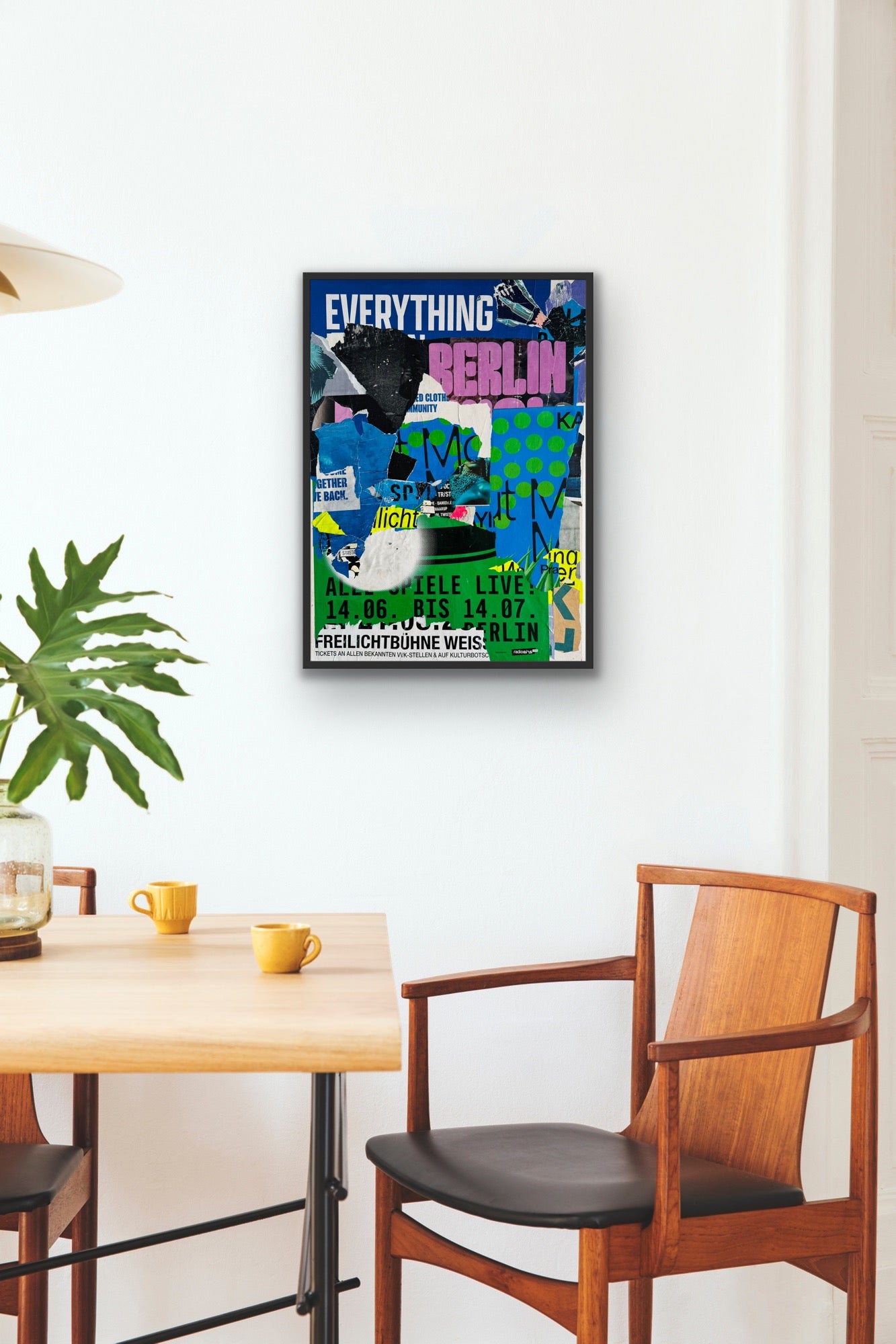 “EVERYTHING BERLIN” unika collage