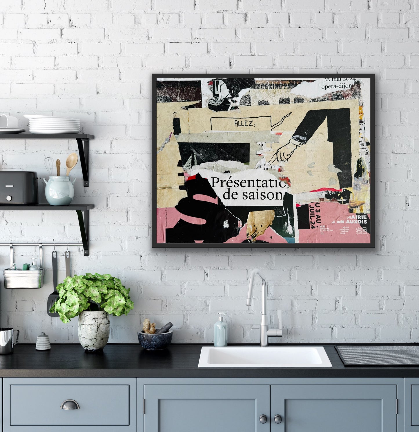 “ALLEZ DIJON” plakat 50x70 cm