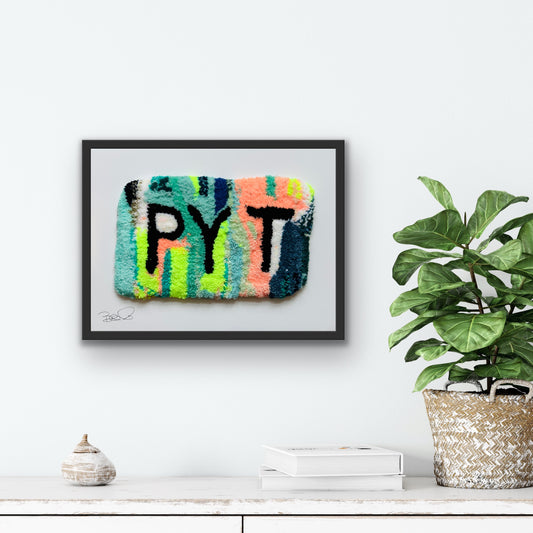 “PYT” unika tuft 33x43 cm