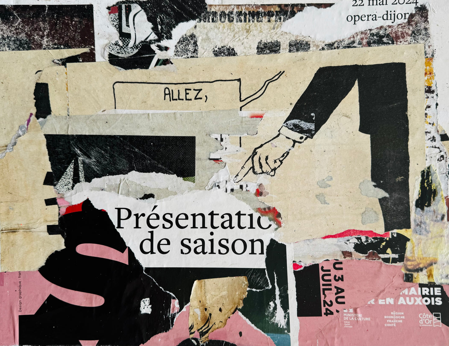 “ALLEZ DIJON” plakat 50x70 cm