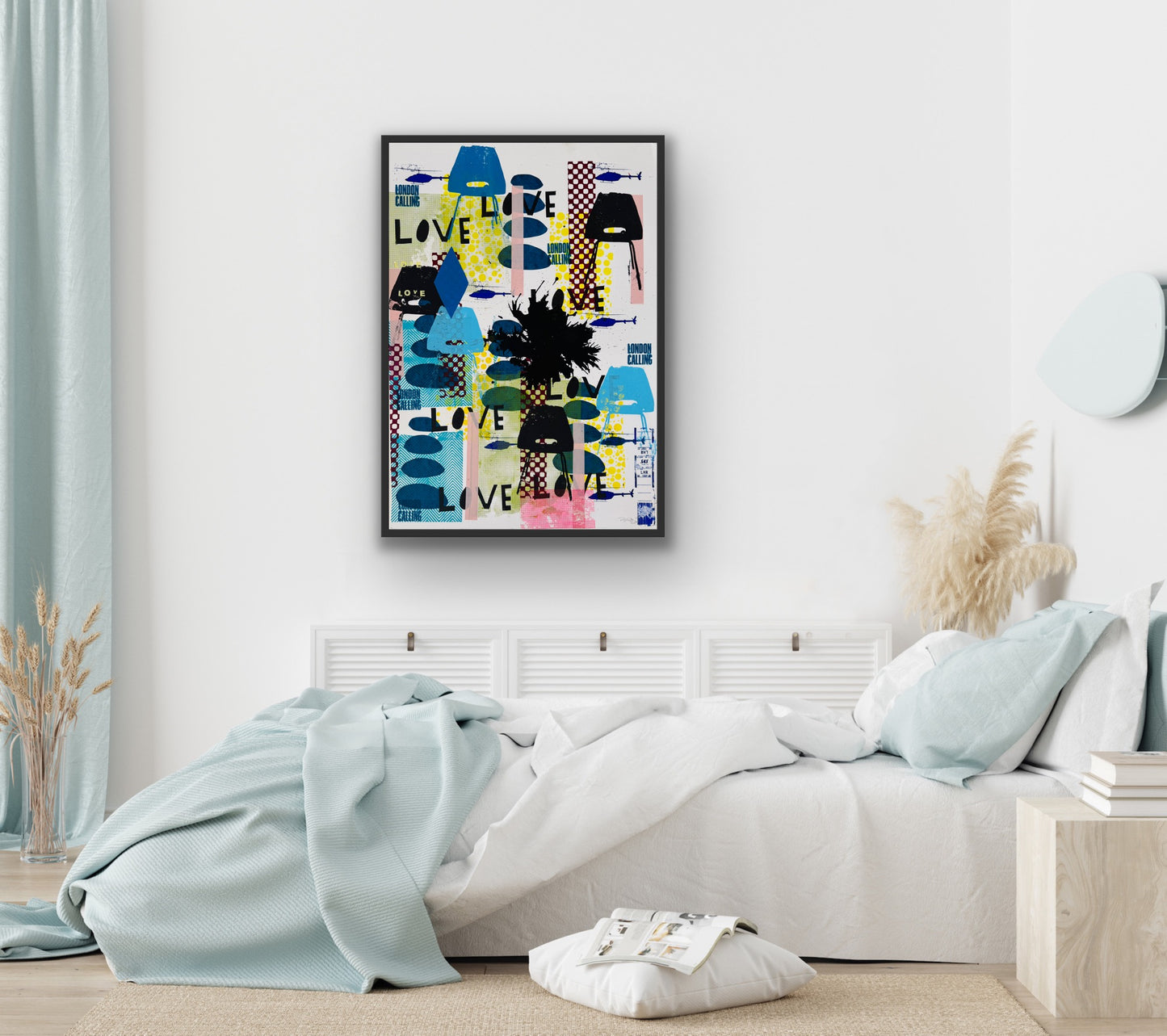 “LONDON CALLING” unika print 70x100 cm