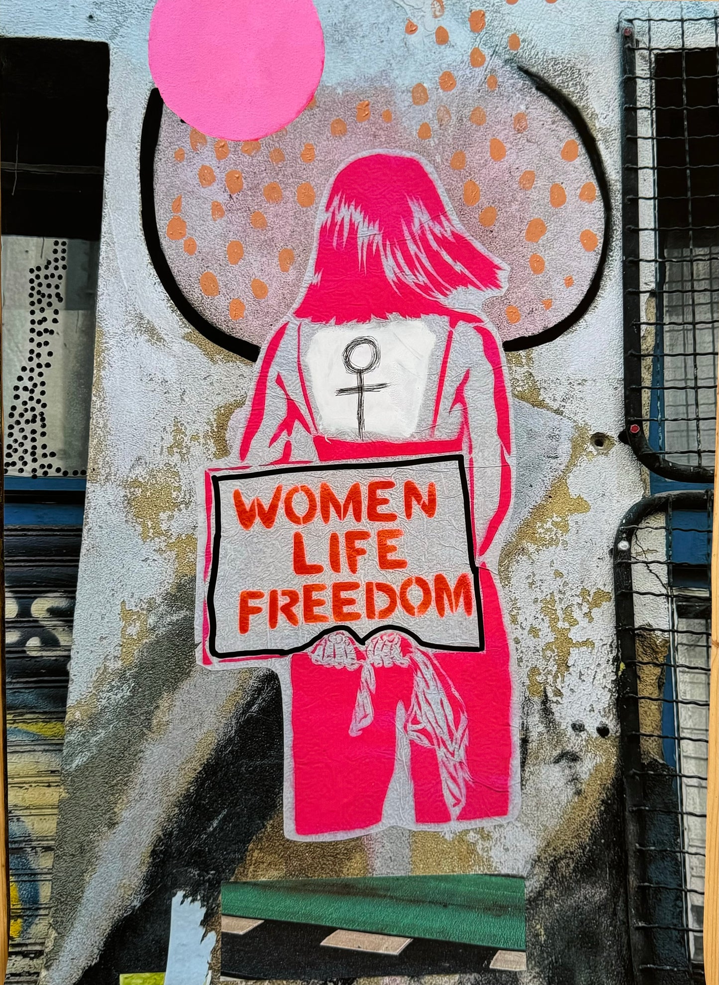 “WOMEN LIFE FREEDOM” 50x70 cm