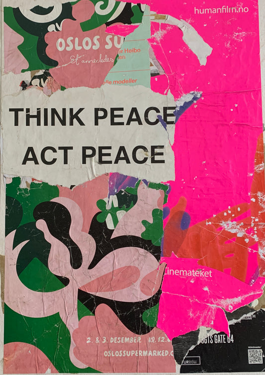 PLAKAT “Pink Peace” 70x100 cm