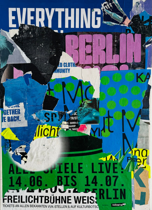 “EVERYTHING BERLIN” unika collage